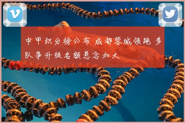中甲积分榜公布 成都蓉城领跑 多队争升级名额悬念加大