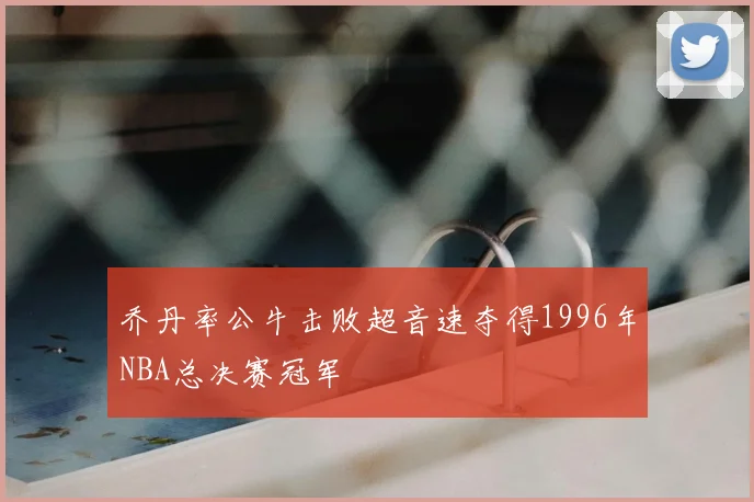 乔丹率公牛击败超音速夺得1996年NBA总决赛冠军